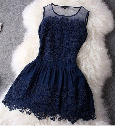 chinese dress ladies 1920s Juliette Lace Dress XS – OMNIA main image 1
