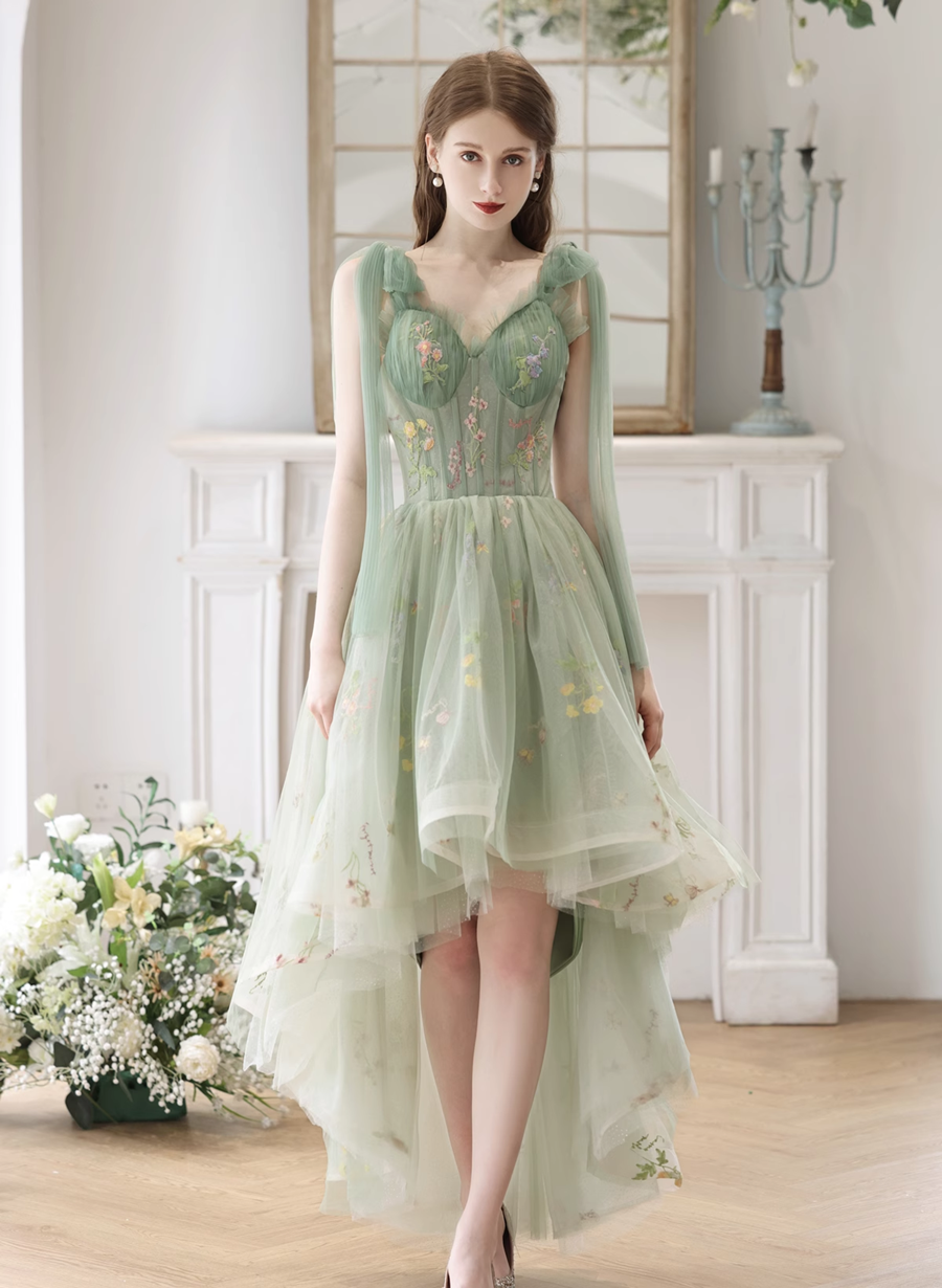Light green dress sales