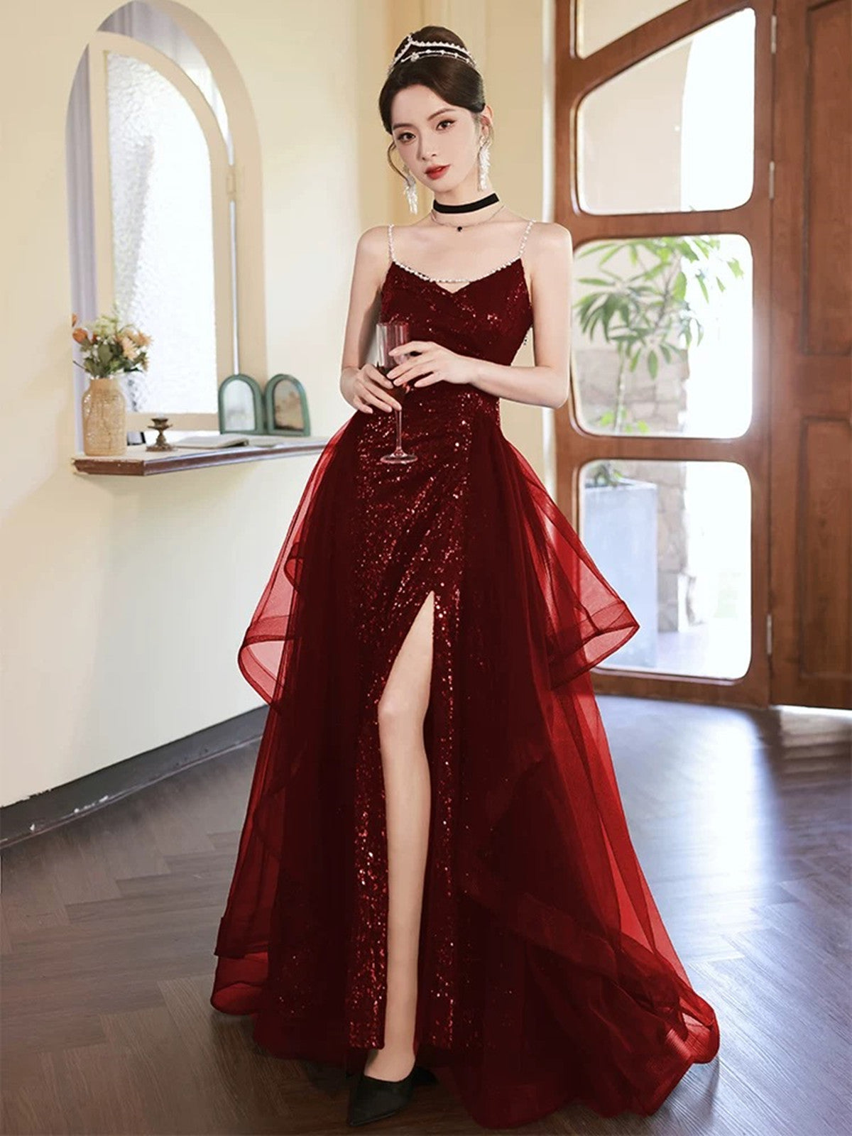 wine color birthday dress A Dress the Color of Wine