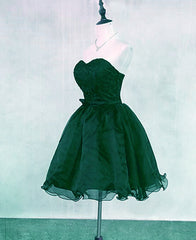 Beautiful Organza Knee Length Sweetheart Formal Dress, Cute Teen Formal Dress Beautiful Organza Knee Length Sweetheart Formal Dress, Cute Teen Formal Dress