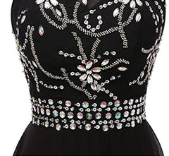 Cute Halter Beaded Knee Length Homecoming Dress, Short Prom Dress Cute Halter Beaded Knee Length Homecoming Dress, Short Prom Dress
