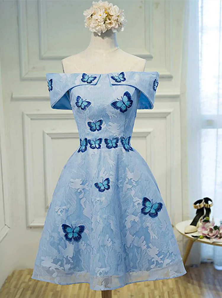 Butterfly shop homecoming dress