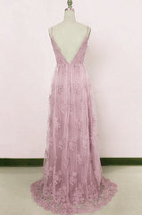 Beautiful A-line Prom Dress , Lace Straps Evening Dress Beautiful A-line Prom Dress , Lace Straps Evening Dress