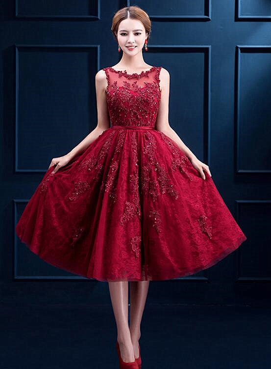 wine colored dress bridesmaid Unique One Shoulder Side Split Burgundy Bridesmaid Dress for Black QB3022 US6 / Custom Color