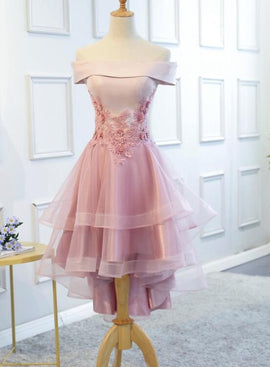 Charming Tulle and Satin Lace-up Formal Dresses, Lovely Formal Dress
