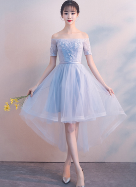 light grey party dress 2019