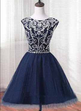 blue homecoming dress