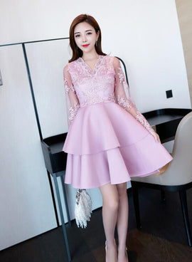 pink homecoming dress