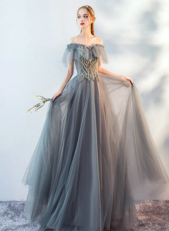 Beautiful online grey dresses