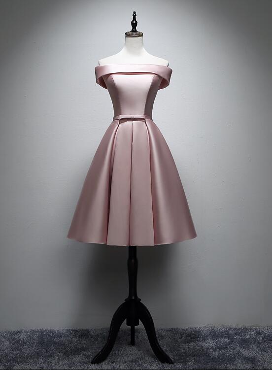 Pink Short Simple Party Dress , Pink Prom Dress Cutedressy Pink Short Simple Party Dress , Pink Prom Dress Cutedressy