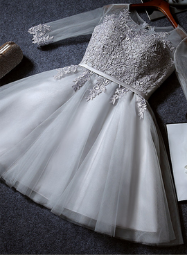grey homecoming dress 2019