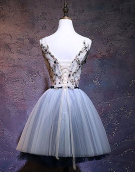 Charming Tulle Short Party Dress , Homecoming Dress