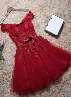 red tulle party dress