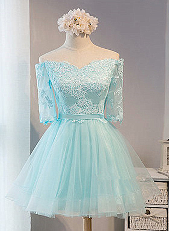 Adorable Mint Green Knee Length Homecoming Dress, Short Prom Dress Adorable Mint Green Knee Length Homecoming Dress, Short Prom Dress