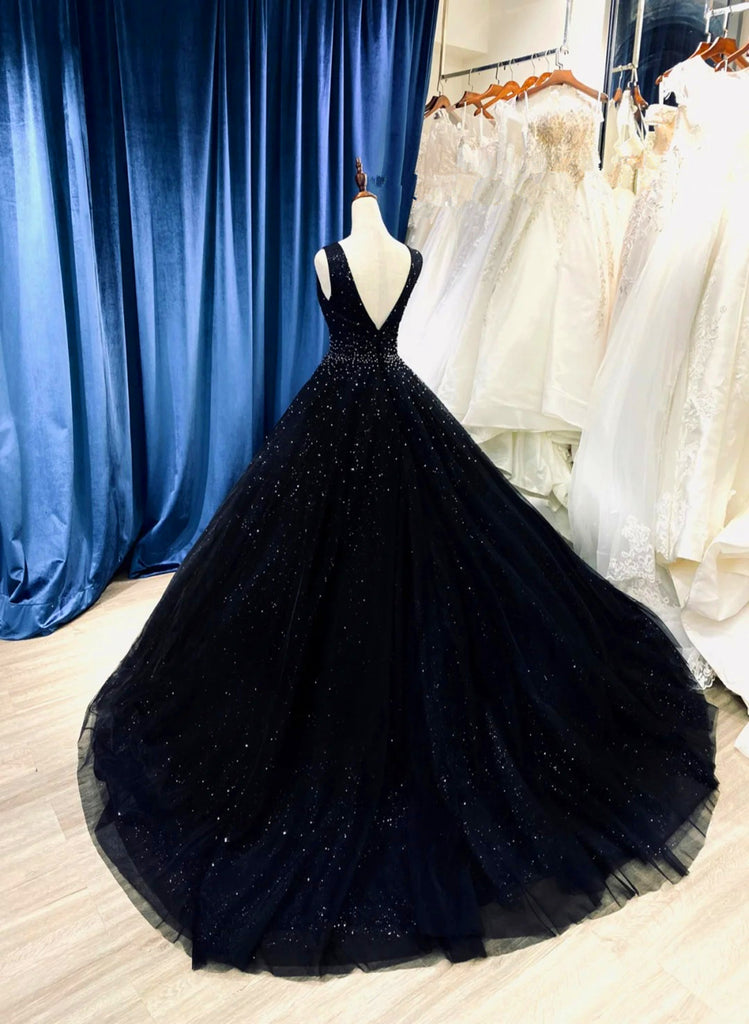 Wavlynn Elegant Black Printed Tulle Midi Dress With U Neck And Lantern Sleeves For Spring Evenings