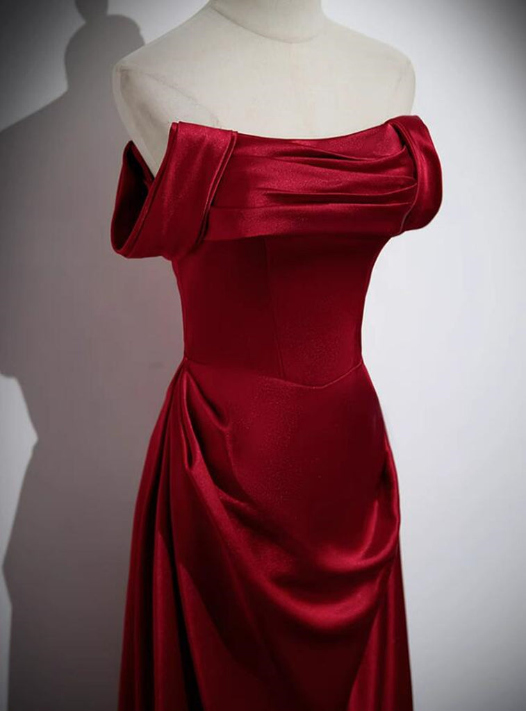Neptune Dress Wine Red/Black