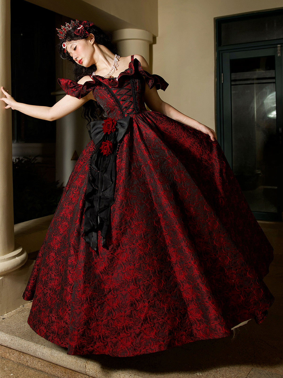 sweet 16 dresses red and black Amazon.com: XIAOMANYAO 3D Flower Ball Gown Quinceanera Dresses Gothic Black Tulle Sweet 16 Masquerade Princess Dresses Black2: Clothing, Shoes & Jewelry