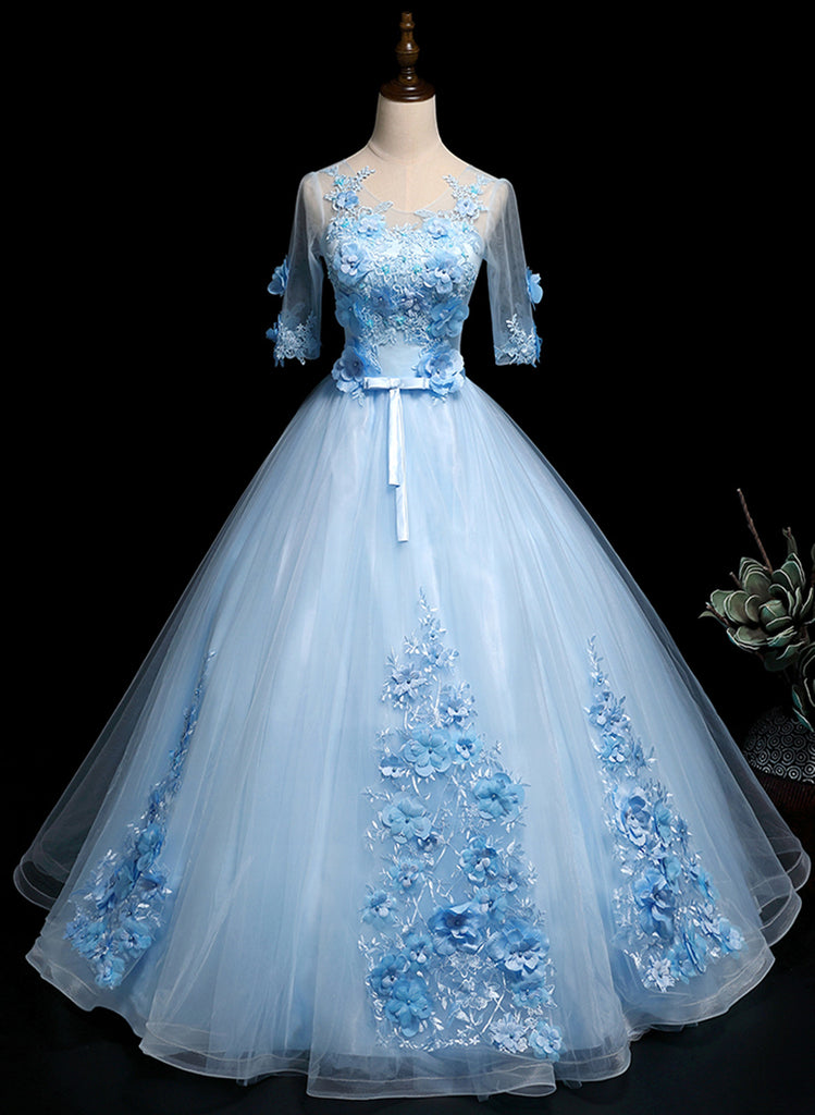 Sweet 16 Baby Blue LK225 Ball Gown