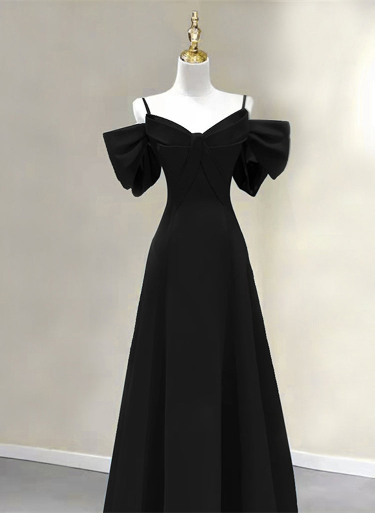 Off-shoulder A-line Sweetheart Spaghetti Long Sequins Chiffon Prom Dresses