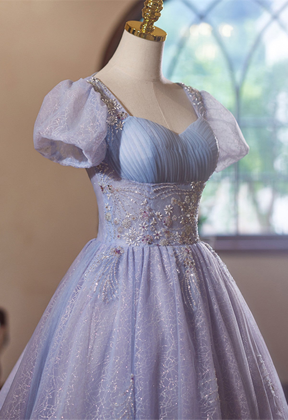 Cute Light Purple Short Sleeves Homecoming Dress, Light Purple Party D Cutedressy Cute Light Purple Short Sleeves Homecoming Dress, Light Purple Party D Cutedressy