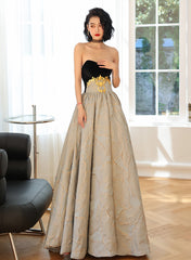 Simple Pretty A-line Sweetheart Long Party Dress, Sweetheart Floor Length Prom Dress
