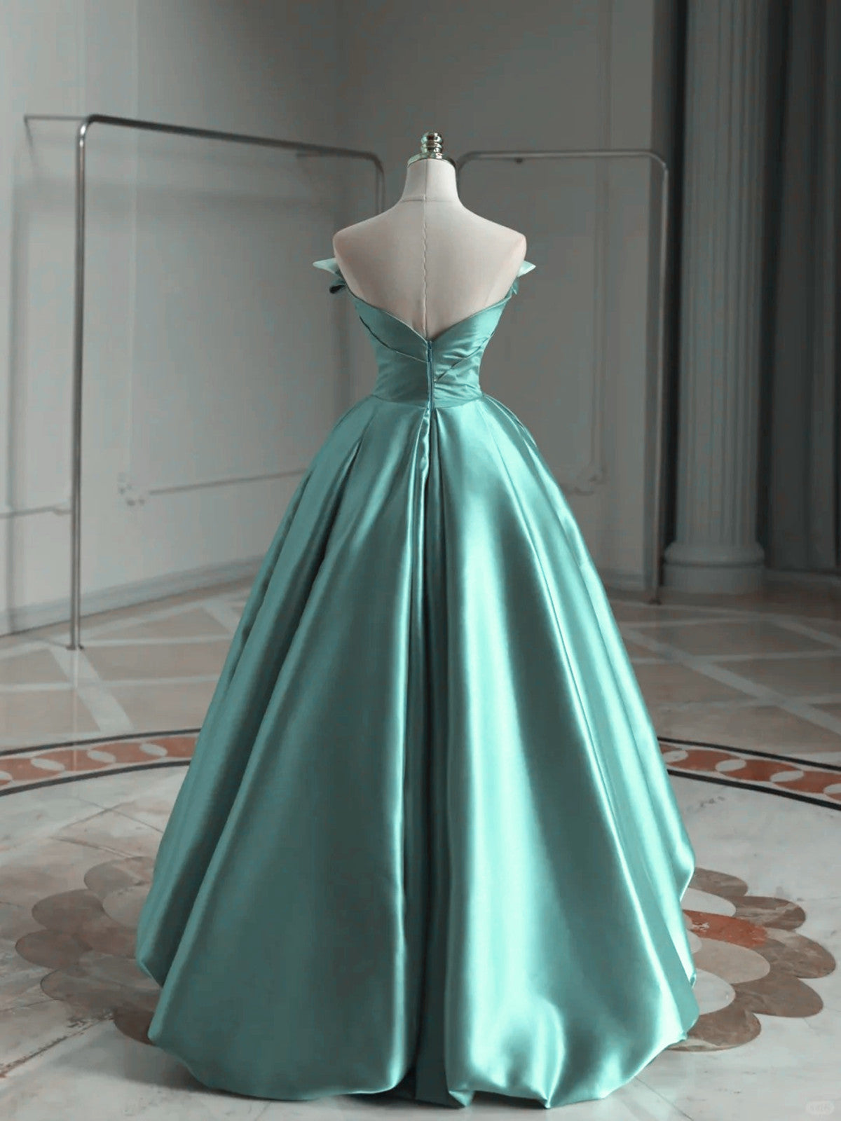 mint blue prom dress Prom Dress 32725