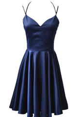 Cute Straps Short Party Dresses, Homecoming Dress , Lovely Teen Dress