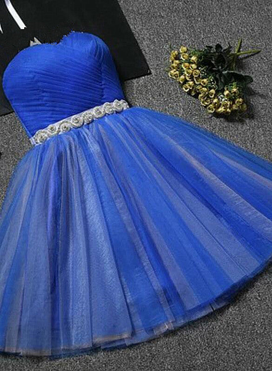 blue homecoming dress
