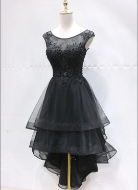black high low homecoming dress