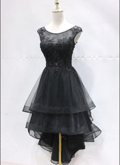 black high low homecoming dress
