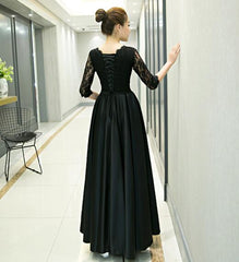 Black Long Sleeves Party Dress , Formal Dress