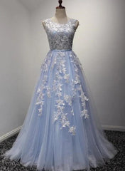 light blue long prom dress 2020