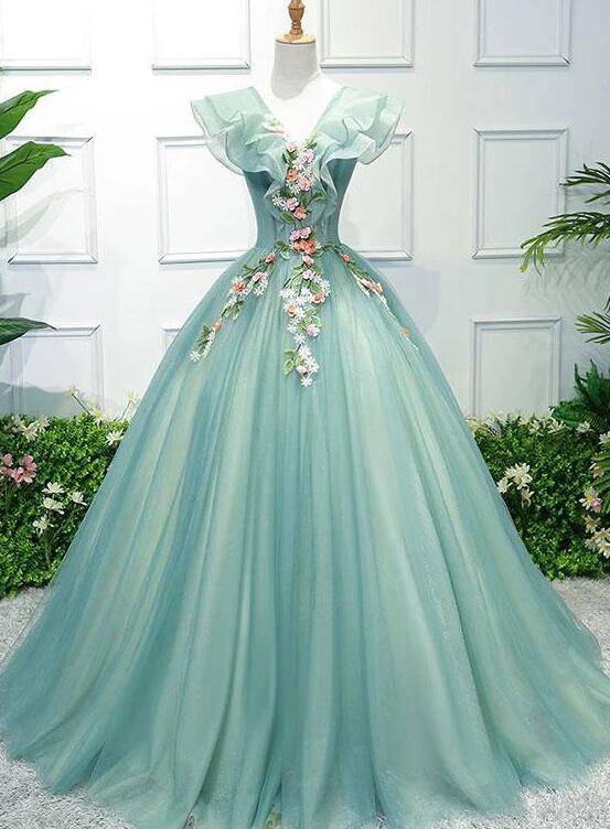 lovely tulle long party dress 2020