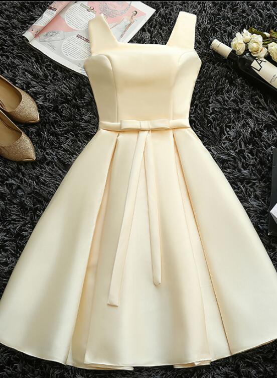 Cute Short Light Champagne Homecoming Dress, Graduation Dress Prom Dre Cutedressy Cute Short Light Champagne Homecoming Dress, Graduation Dress Prom Dre Cutedressy