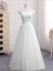 Lovely Simple Sweetheart Off Shoulder Long Party Dress, A-line Floor Length Bridesmaid Dress