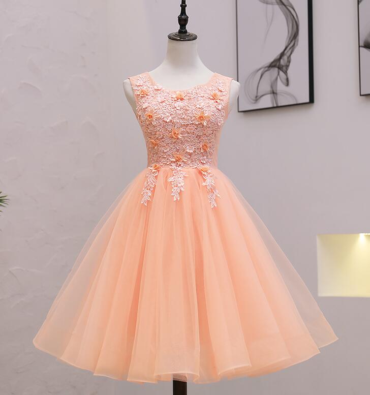 orange pink hoco dress Royal Blue A Line Sweetheart Satin Cut Out Ruffled Homecoming & Cocktail Dresses with Beads Orange / 0