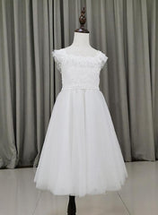 new white tulle flower girl dress 2020