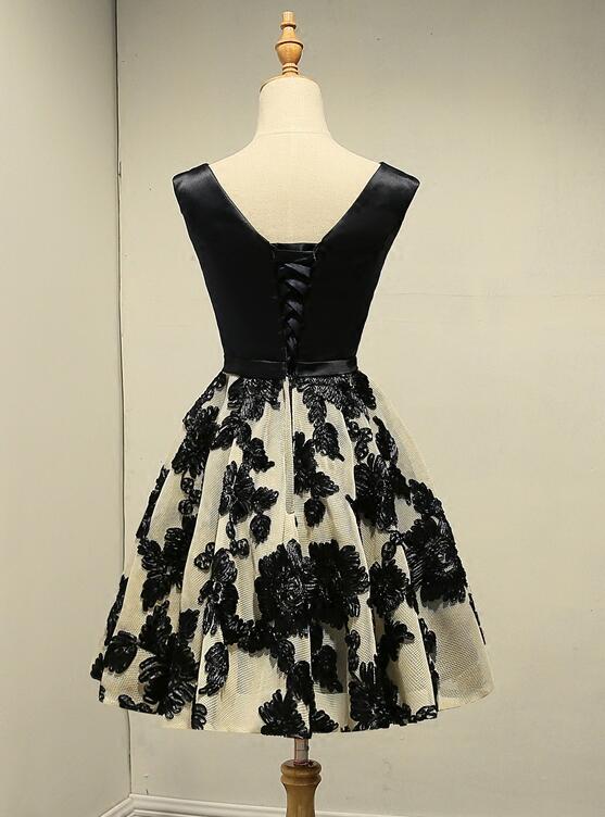 cute black knee length dresses Nikola One-Shoulder Cut-Out Feature Knee Length Dress Black