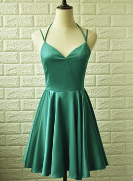 Cute Straps Short Party Dresses, Homecoming Dress , Lovely Teen Dress