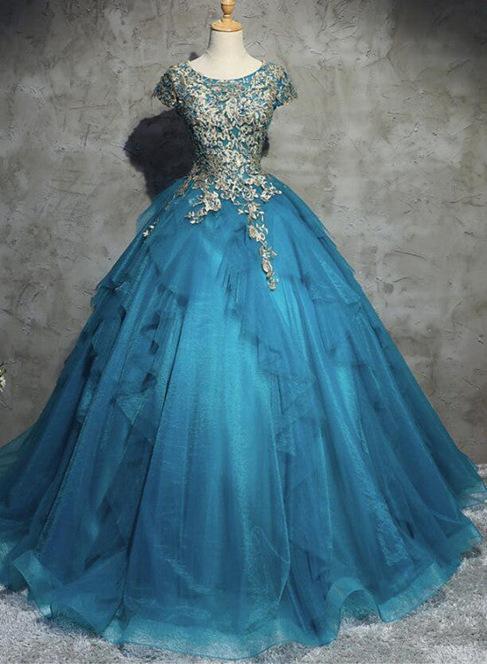 Gorgeous Tull Ball Princess Gowns, Handmade High Quality Party Gowns, Sweet 16 Dresses