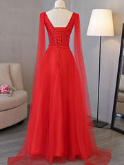 Red Formal Gowns, Red Party Dresses, Prom Dress