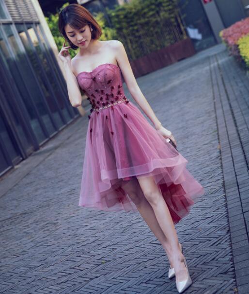 Beautiful Sweetheart Handmade Tulle Homecoming Dress , Stylish Party Dresses