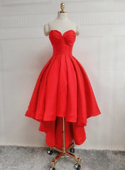 red high low party dress 2019