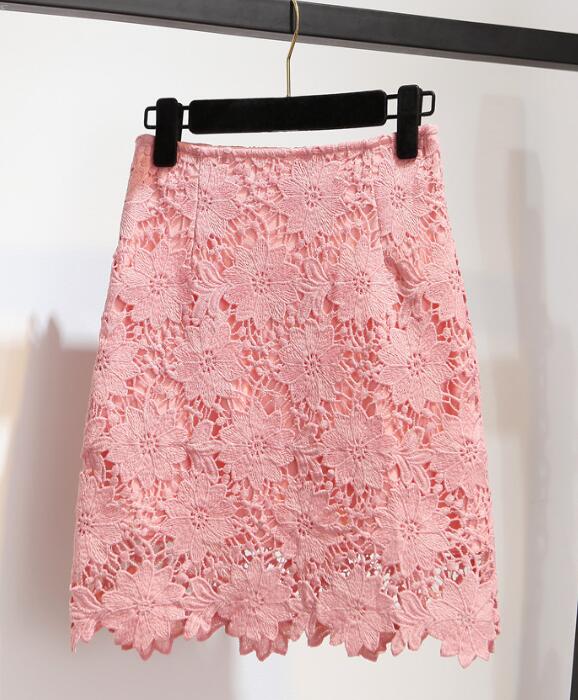 Beautiful Lace Short Summer Women Skirt 2019, Lace Fashionable Skirts