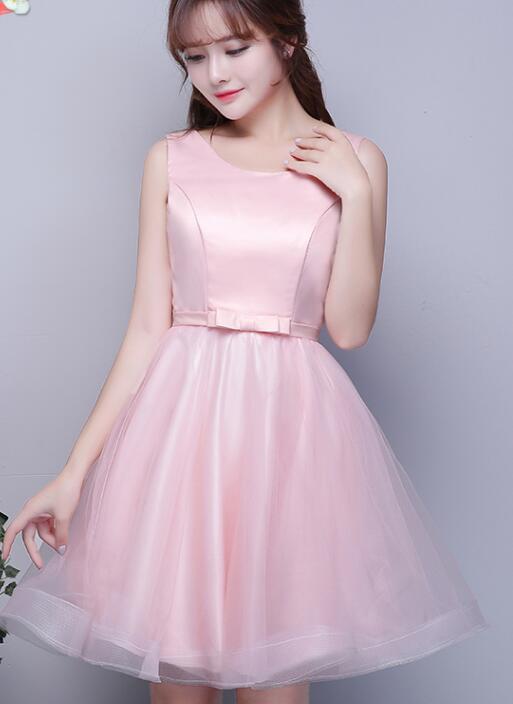 cute pink formal dress