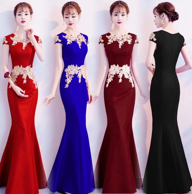 Beautiful High Quality Spandex Mermaid Cap Sleeves Party Dress, New Prom Dress