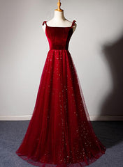 wine red prom dress 2020
