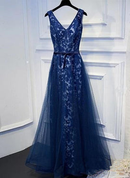 navy blue prom dress 2020