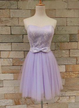 lavender cute party dress