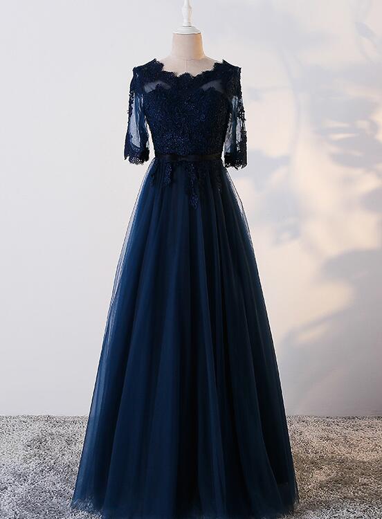 navy blue tulle bridesmaid dress 2020